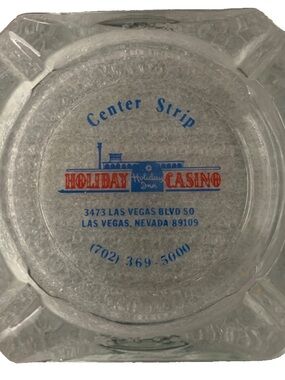 Vintage Ashtray Holiday Inn Holiday Casino Center Strip Las Vegas Nevada